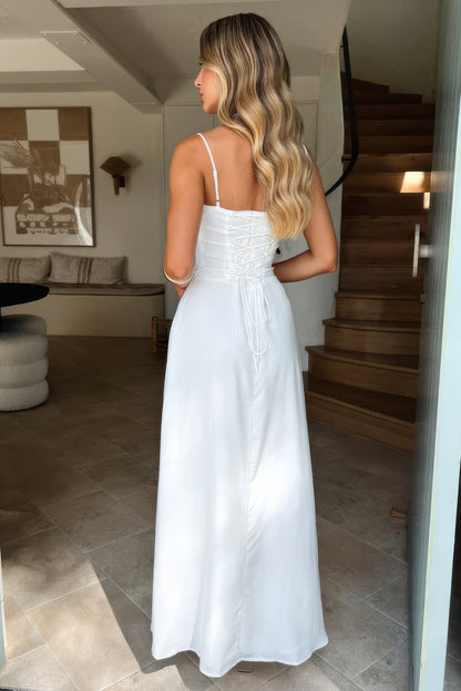 Image of Frances | Dames Mouwloze A-lijn Maxi Jurk