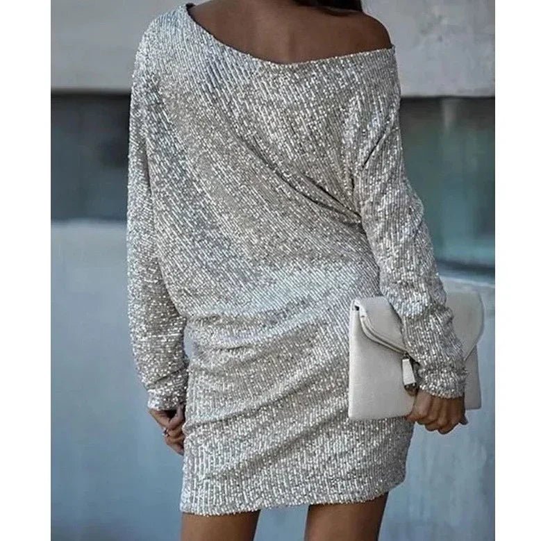 Image of Frances | Dames Off-Shoulder Bodycon Mini Jurk
