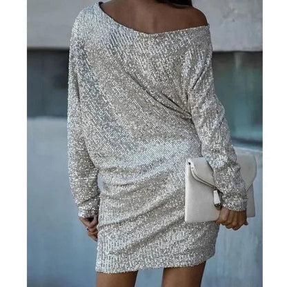 Image of Frances | Dames Off-Shoulder Bodycon Mini Jurk