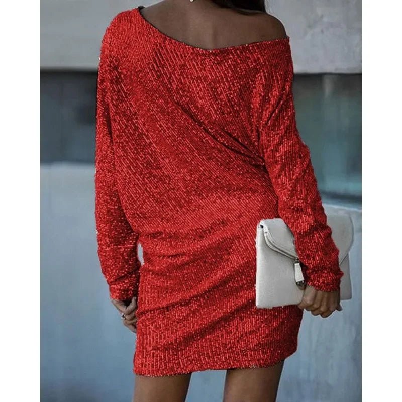 Image of Frances | Dames Off-Shoulder Bodycon Mini Jurk
