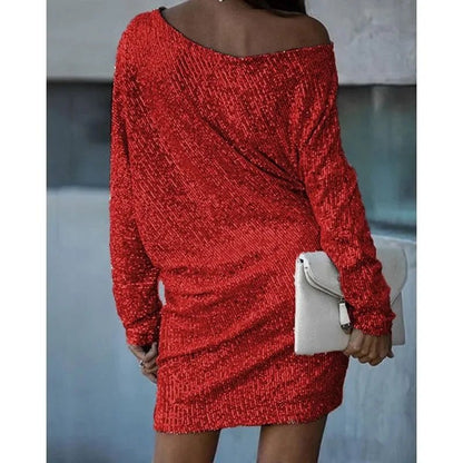 Image of Frances | Dames Off-Shoulder Bodycon Mini Jurk
