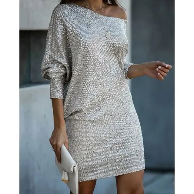 Image of Frances | Dames Off-Shoulder Bodycon Mini Jurk