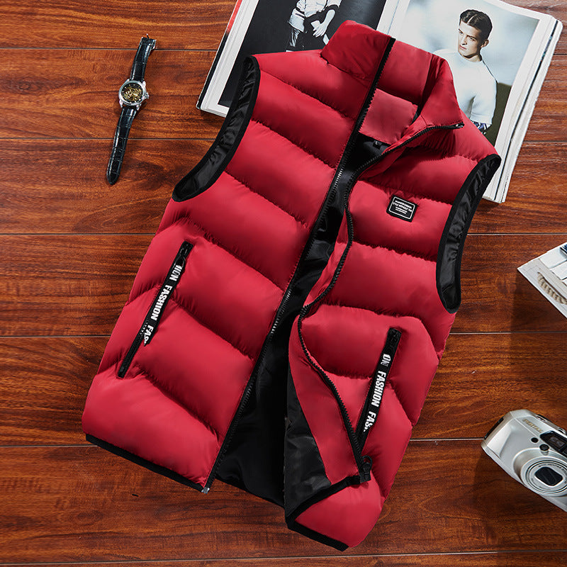 Geïsoleerde gewatteerde bodywarmer voor heren
