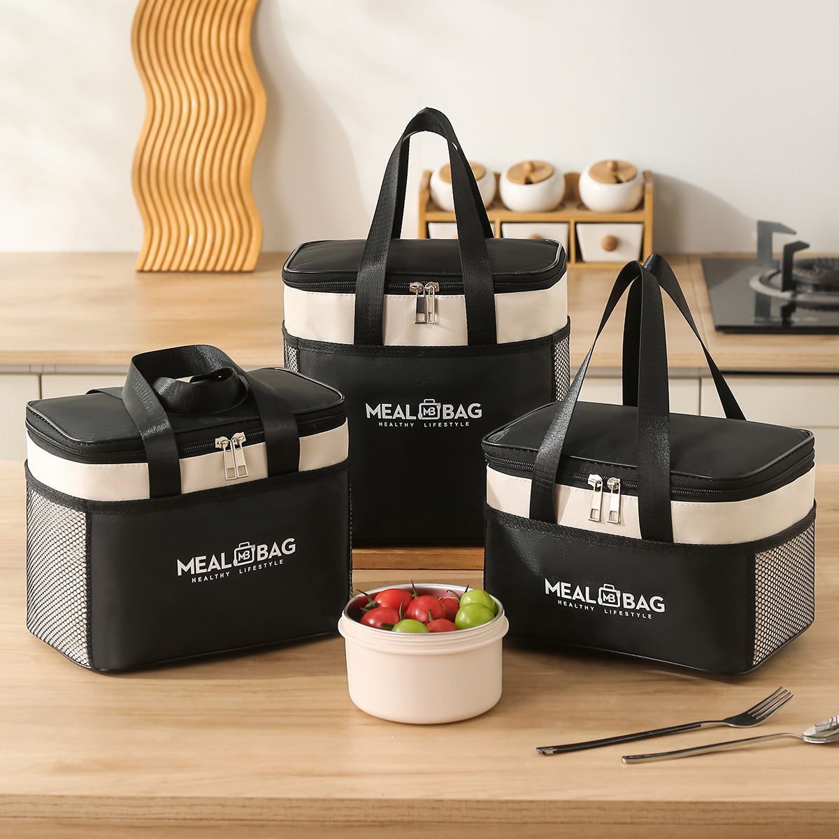 Geïsoleerde koeltas voor eten