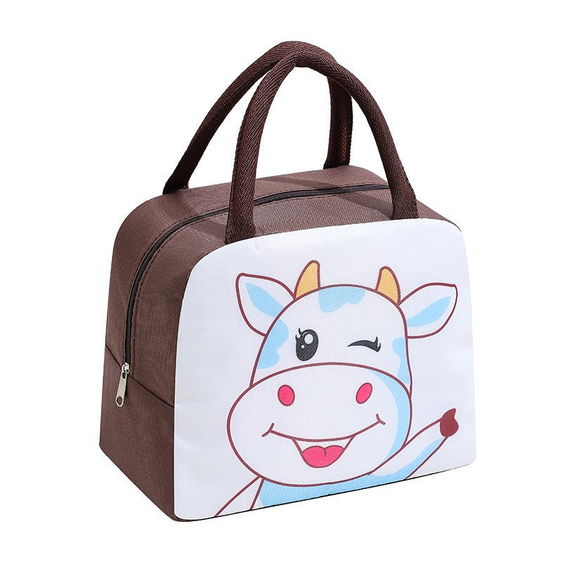 Geïsoleerde lunchtas met vosmotief