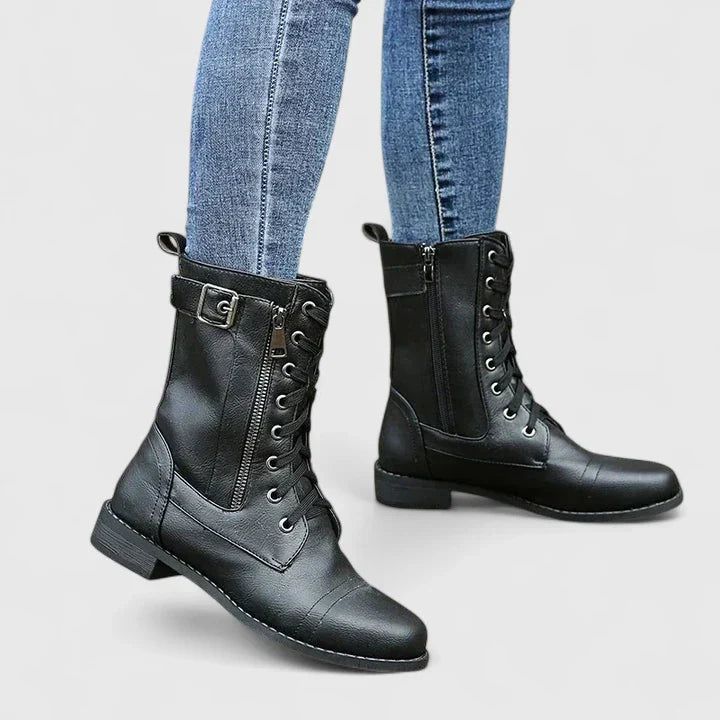 Image of Gerda | Damen Schnür-Stiefeletten