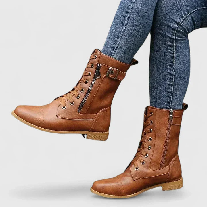 Image of Gerda | Damen Schnür-Stiefeletten
