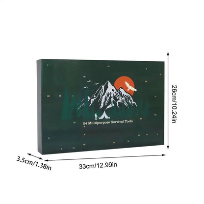 Gereedschap adventskalender – 24 dagen met outdoor- en avontuurgereedschap