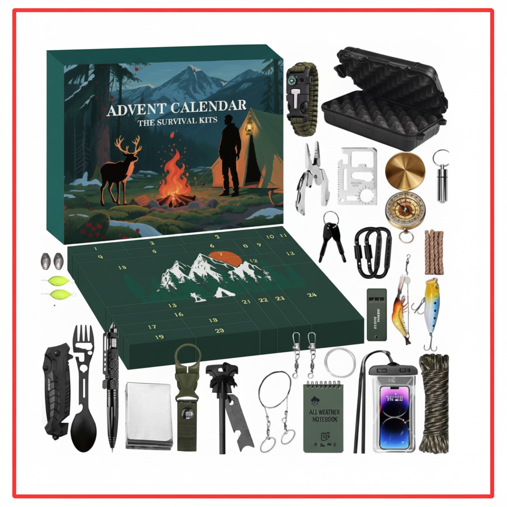 Gereedschap adventskalender – 24 dagen met outdoor- en avontuurgereedschap