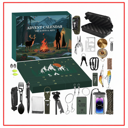 Gereedschap adventskalender – 24 dagen met outdoor- en avontuurgereedschap