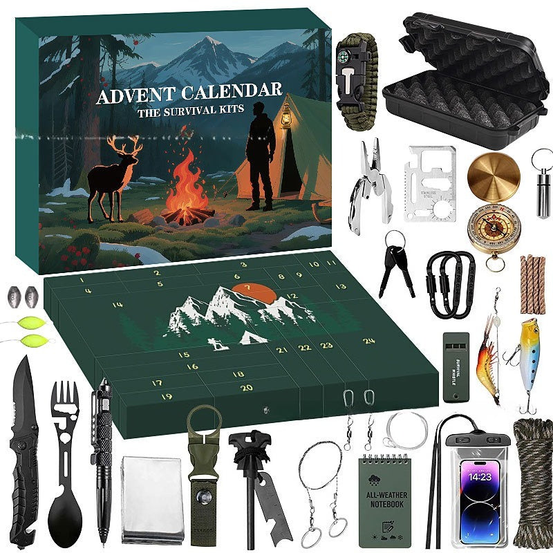 Gereedschap adventskalender – 24 dagen met outdoor- en avontuurgereedschap
