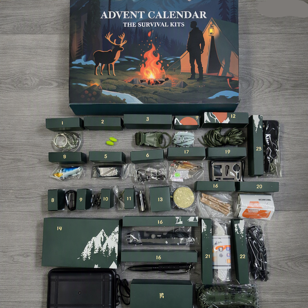 Gereedschap adventskalender – 24 dagen met outdoor- en avontuurgereedschap