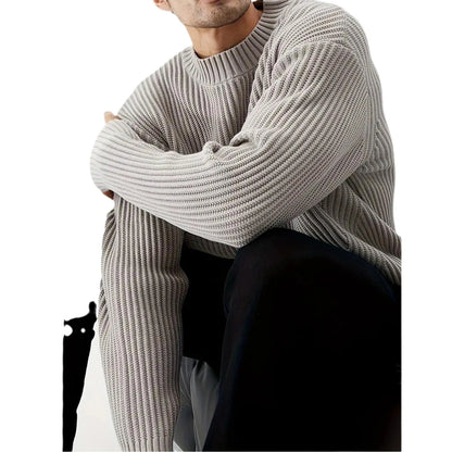 Image of Geribbelde Gebreide Herentrui