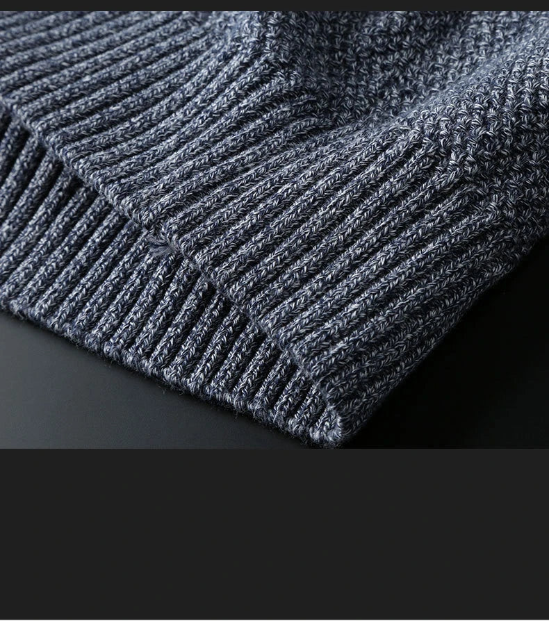 Image of Gestreept heren sweater met ronde hals