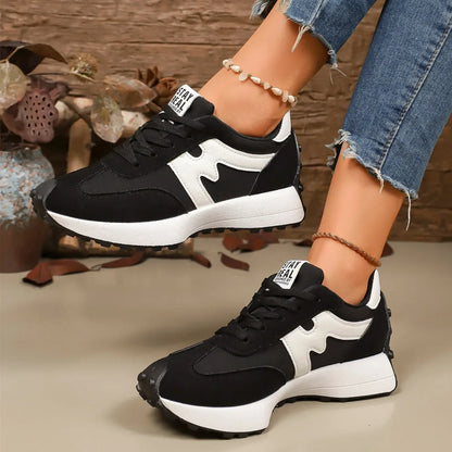 Gestreept Platform Sneakers Dames - Image 2