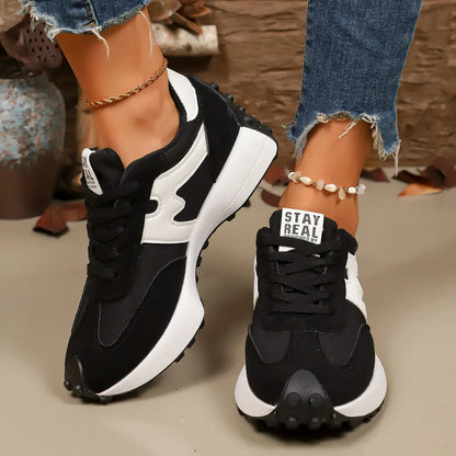 Gestreept Platform Sneakers Dames - Image 3