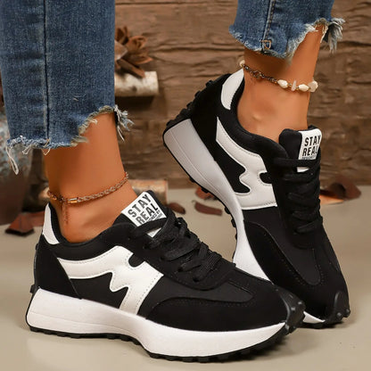 Gestreept Platform Sneakers Dames - Image 4