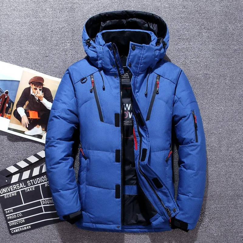 Gevoerde herenparka met capuchon