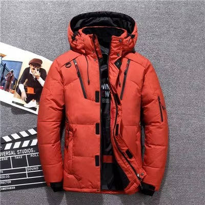 Gevoerde herenparka met capuchon