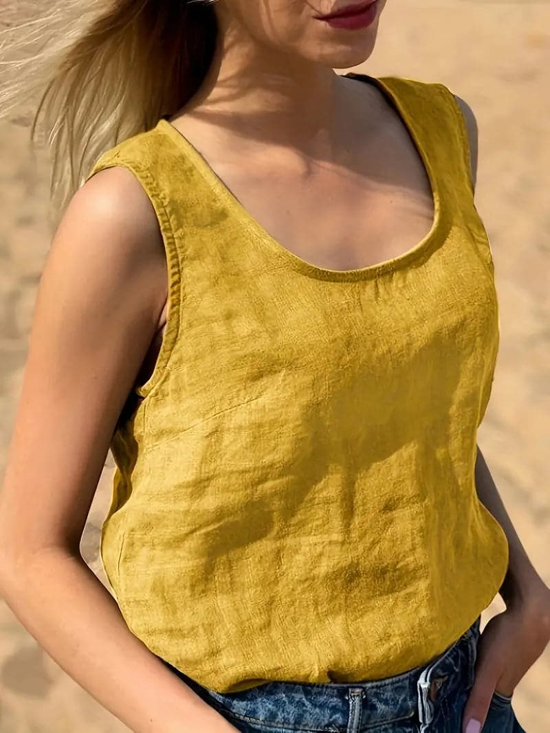 Image of Gloria | Dames Mouwloze Tanktop
