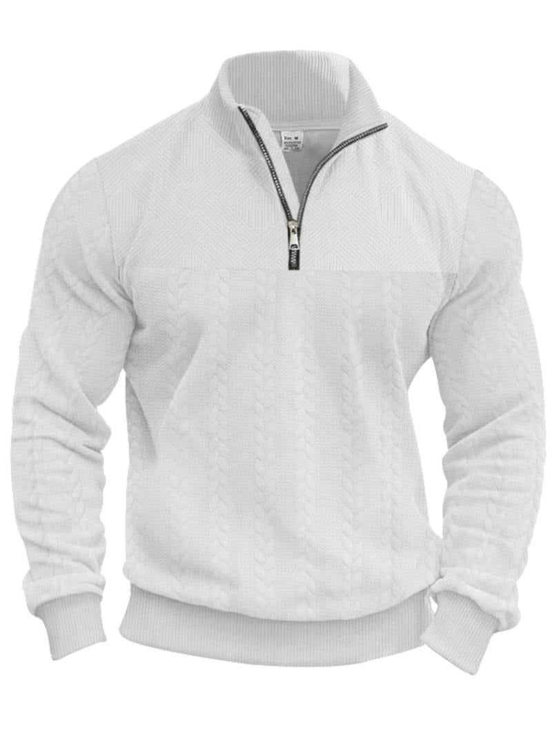 Half-zip trui