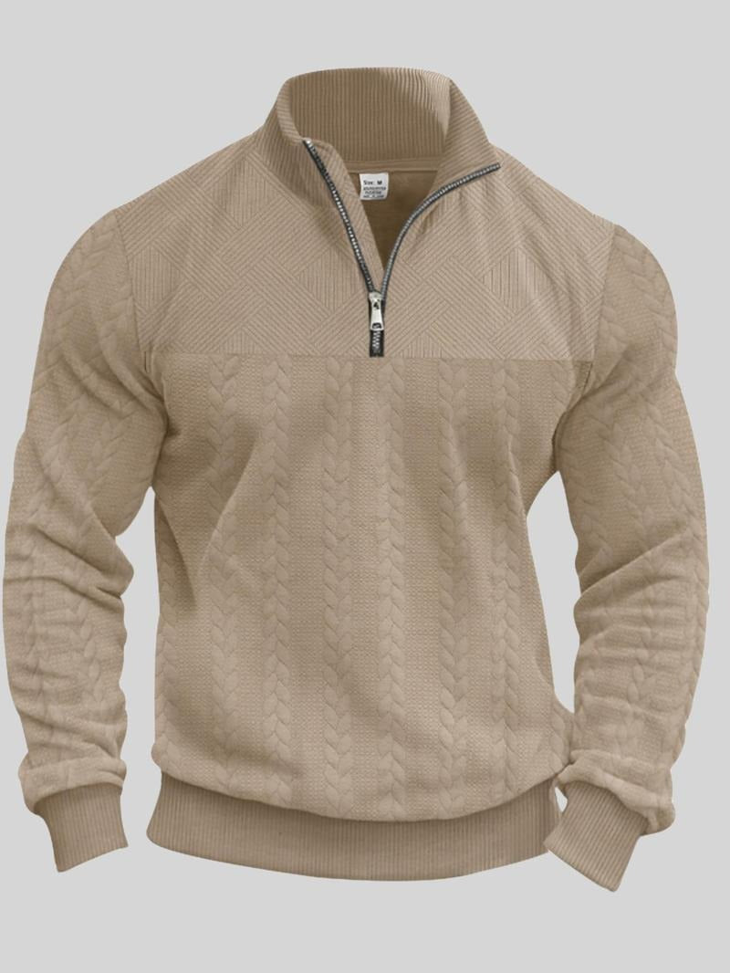 Half-zip trui