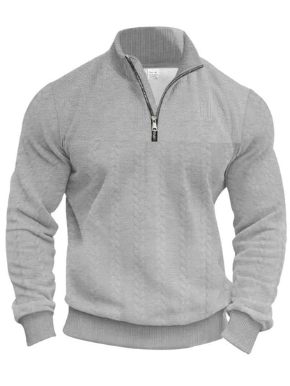 Half-zip trui