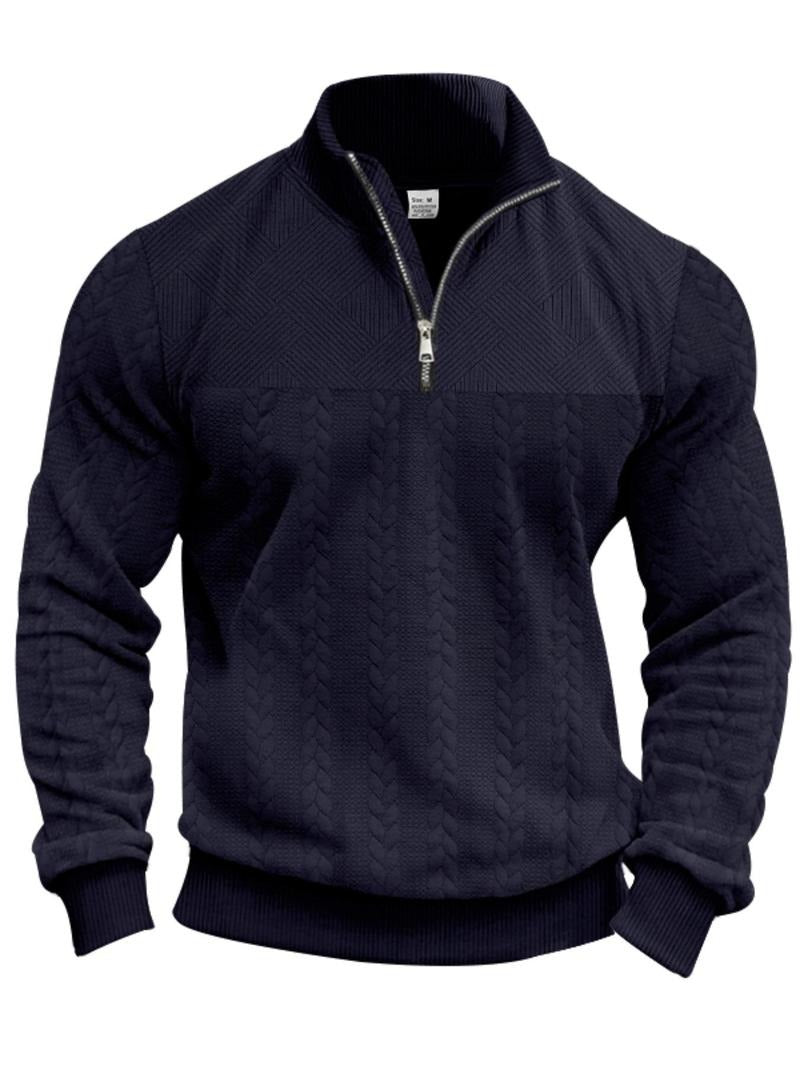Half-zip trui