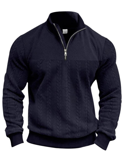 Half-zip trui