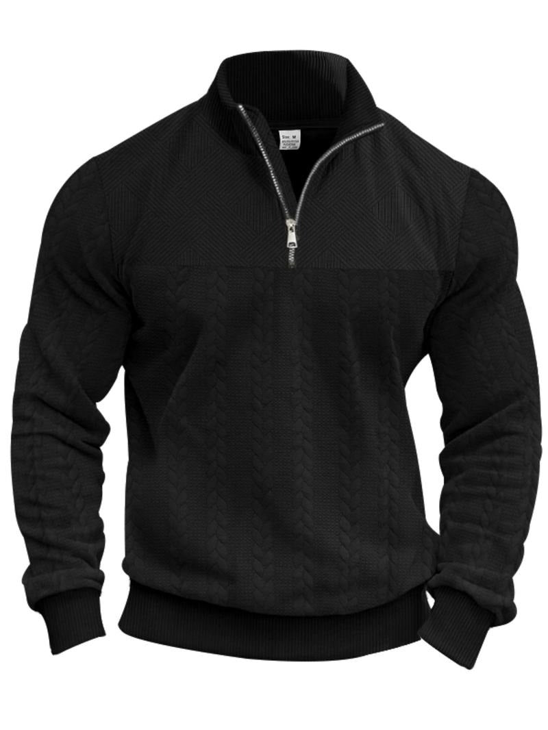 Half-zip trui