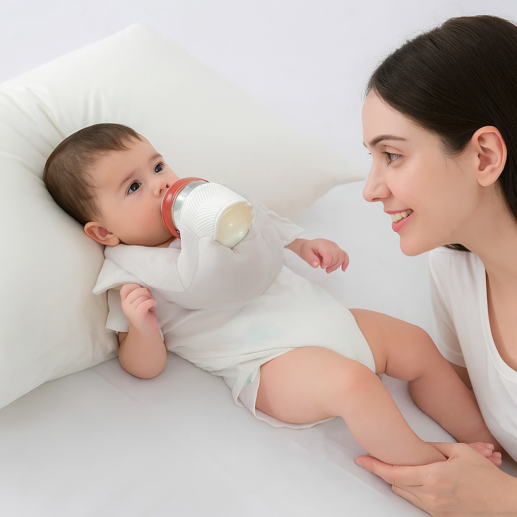 Handsfree voedingskussen voor baby's voor de babykamer