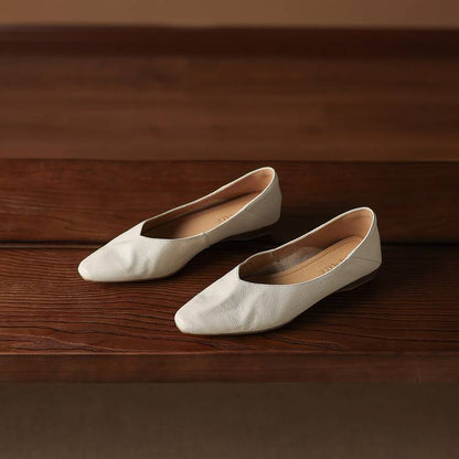 Image of Heather | Dames Pointed Toe Slip-On Ballerina's