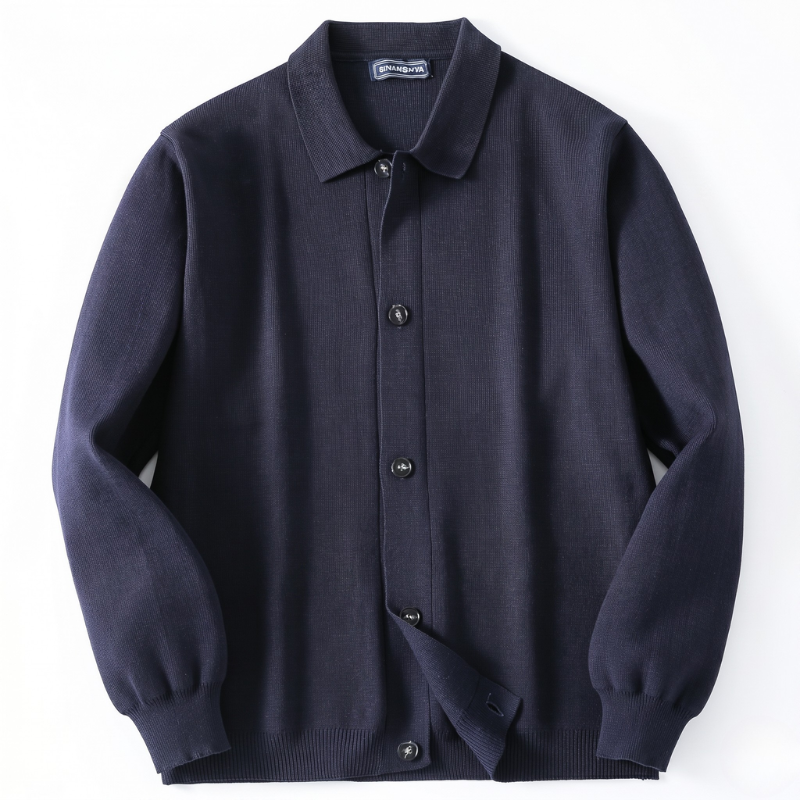 Heren Button-Down Cardigan - Image 2