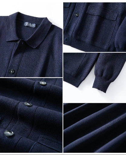 Image of Heren Button-Down Cardigan