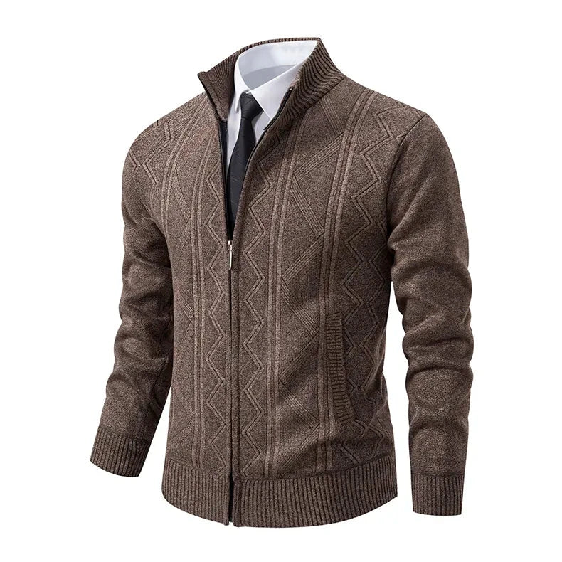 Image of Heren Cardigan met Rits