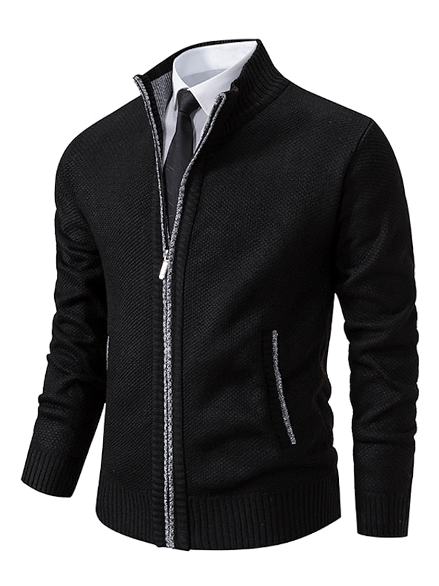 Image of Heren Cardigan met Rits