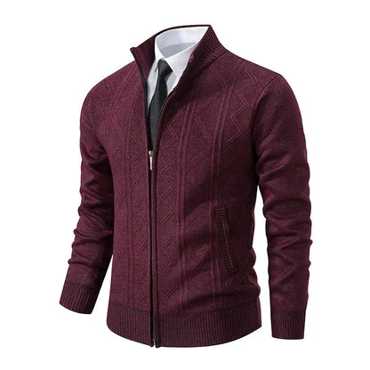 Image of Heren Cardigan met Rits