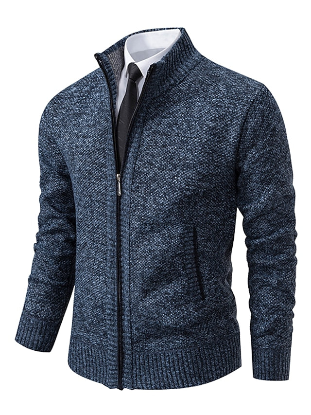 Image of Heren Cardigan met Rits