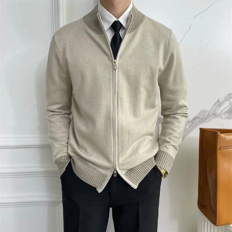 Image of Heren Cardigan met Volledige Rits