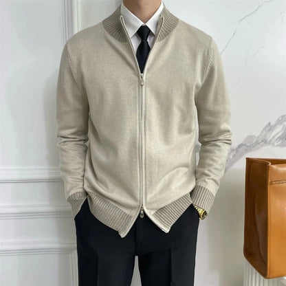 Image of Heren Cardigan met Volledige Rits