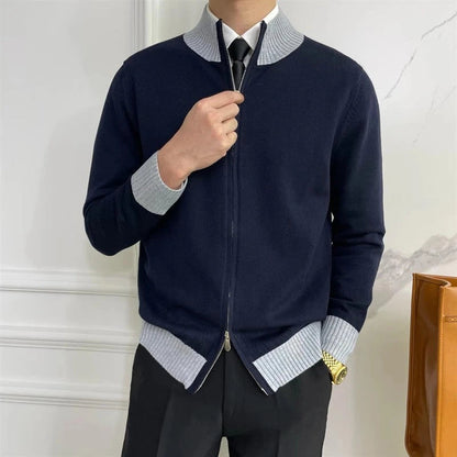 Image of Heren Cardigan met Volledige Rits