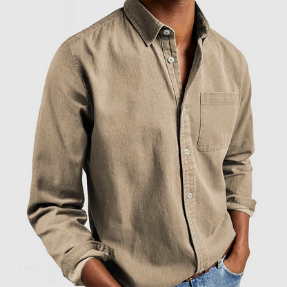 Image of Heren Casual Shirt met Lange Mouwen