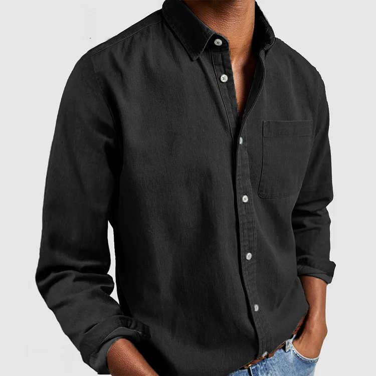 Image of Heren Casual Shirt met Lange Mouwen