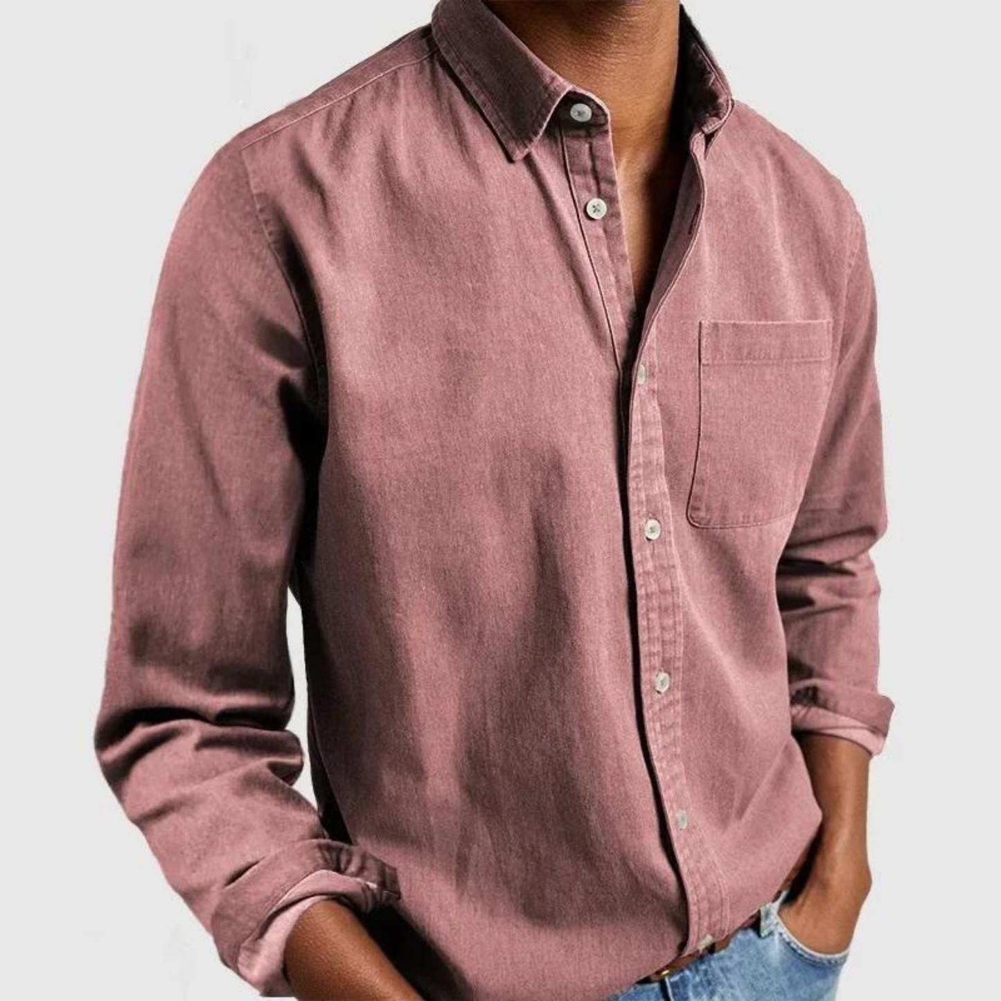 Image of Heren Casual Shirt met Lange Mouwen