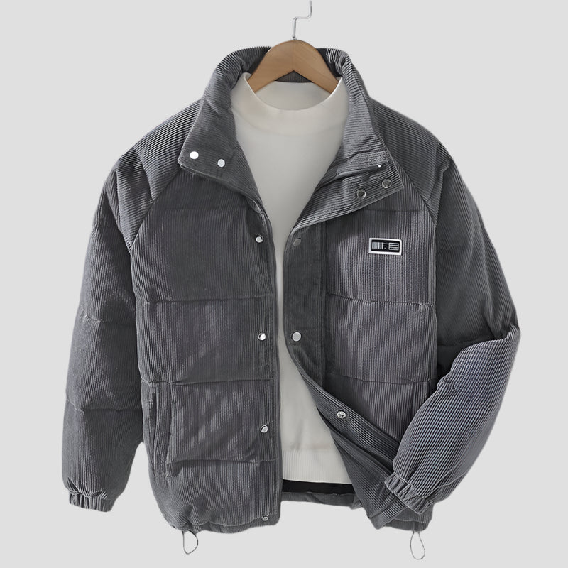 Image of Heren Corduroy Puffer Jacket