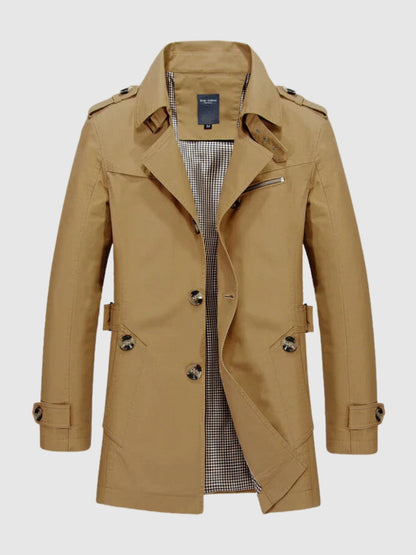 Image of Heren Double-Breasted Trenchcoat