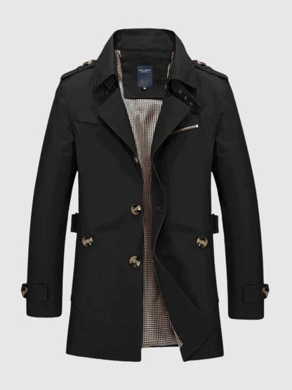 Image of Heren Double-Breasted Trenchcoat