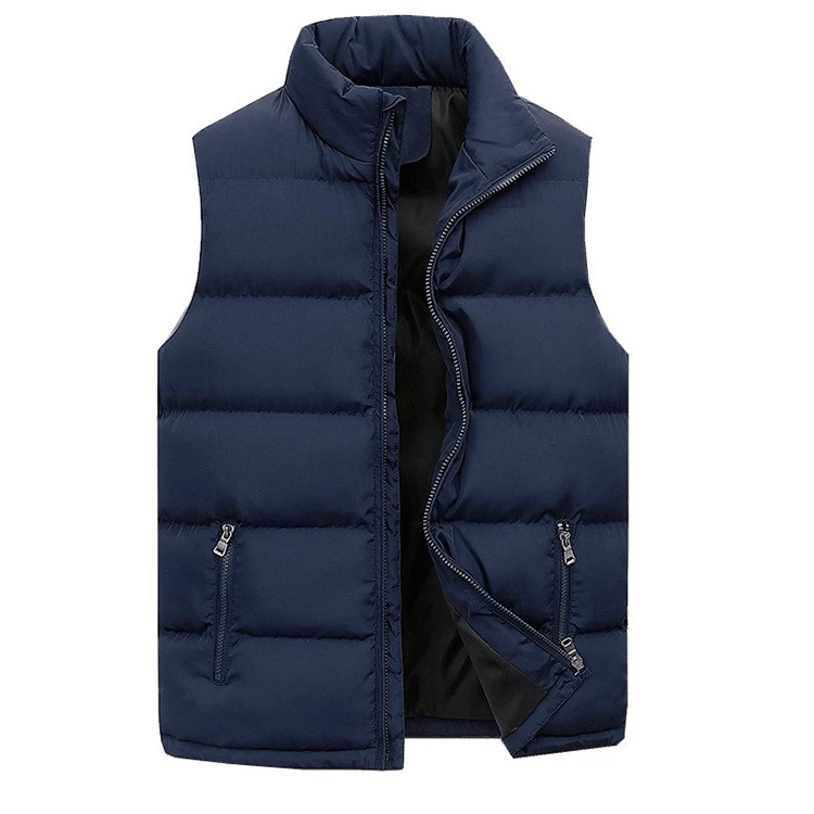 Image of Heren Gewatteerd Vest met Rits