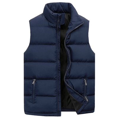Image of Heren Gewatteerd Vest met Rits