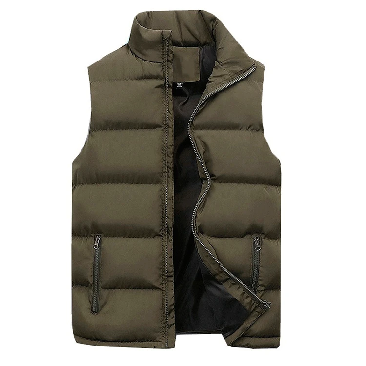 Image of Heren Gewatteerd Vest met Rits